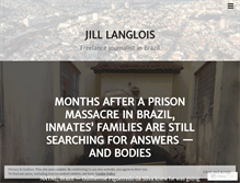 Tablet Screenshot of jilllanglois.com